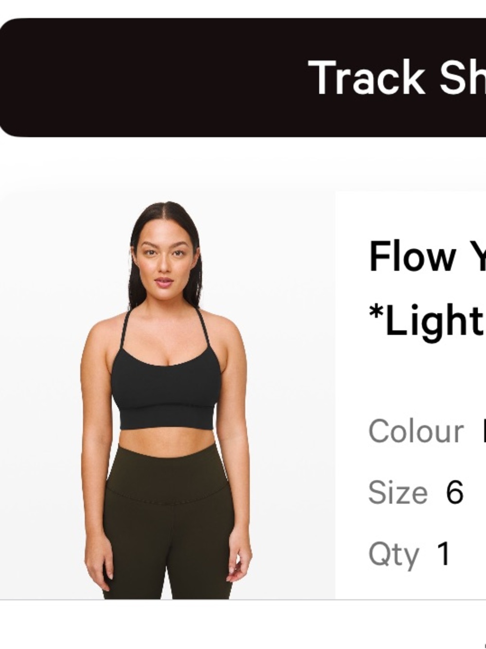 Lululemon Flow Y nulu longline sports bra with removable cups